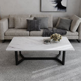 Port Willunga Slate Outdoor Coffee Table, Matte Grey 120cm