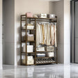 Elegant Bamboo Clothes Rack and Organizer