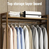 Elegant Bamboo Clothes Rack and Organizer