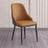 Velluto Modern Upholstered PU Leather Dining Chairs with Armrests — Set of 2 — Allure Home Collections