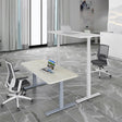 Amazingooh 140cm Motorised Sit-Stand Desk Black or Maple — Allure Home Collections