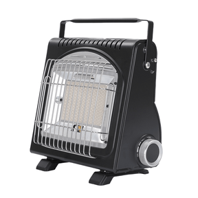 Porepunkah black portable metal gas heater stove for outdoor and indoor heating