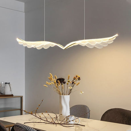 BAMDECOR 150cm Modern Wing-Shaped LED Ceiling Light