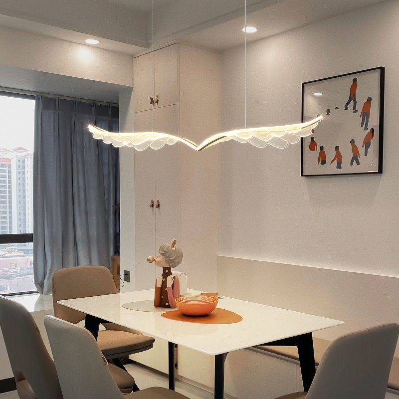 BAMDECOR 150cm Modern Wing-Shaped LED Ceiling Light
