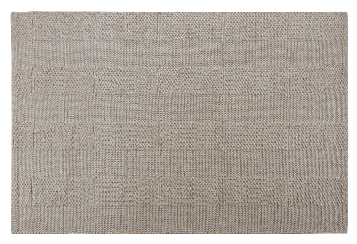 Milano Hand-Woven Flatweave Wool Area Rug — Textured Organised Weave — Allure Home Collections