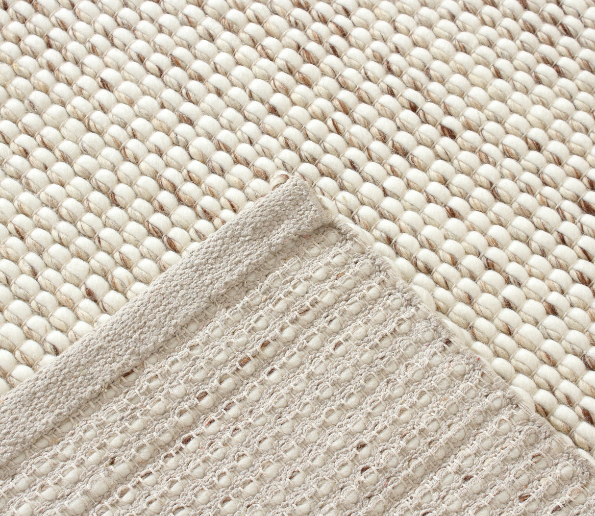 Ashley Handmade Luxury Bouclé Wool Area Rug — High-Traffic Artisan — Allure Home Collections