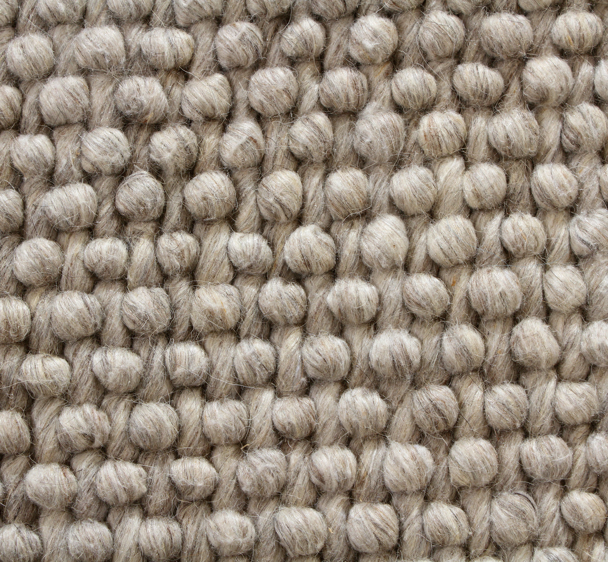 Hand Woven Loop Pile Wool Rug, Ivory Grey 160x230cm - view 2