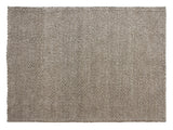 Hand Woven Loop Pile Wool Rug, Ivory Grey 160x230cm - view 3
