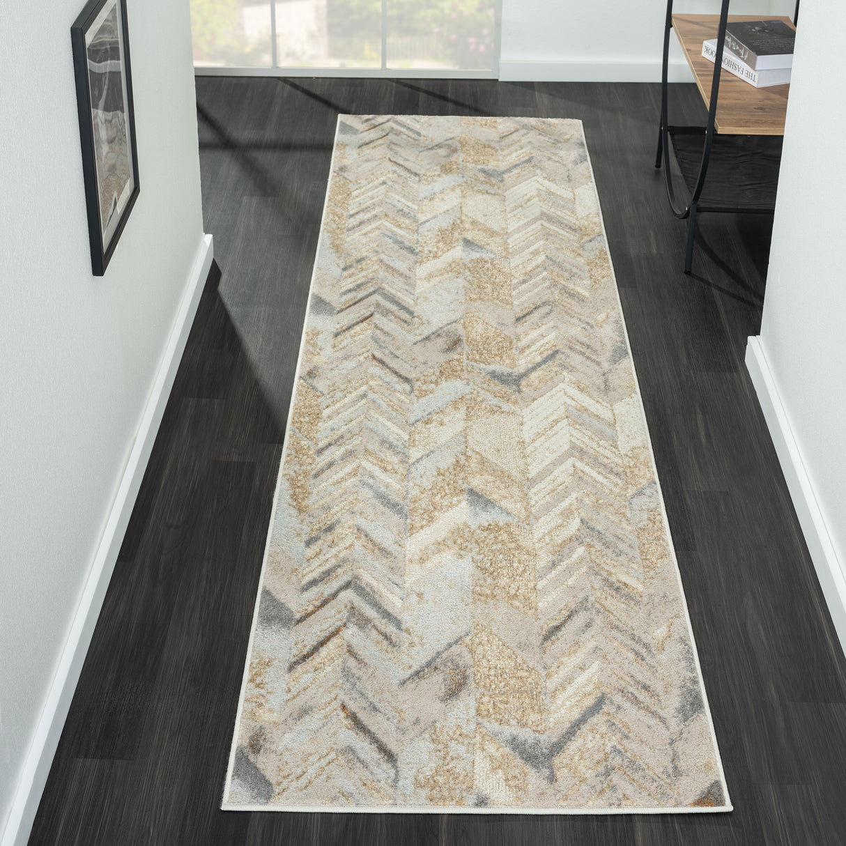 Avani Marble Area Rug — Polypropylene and Polyester, Contemporary Geometric — Allure Home Collections