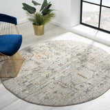 Aubre Contemporary Vintage-Charm Area Rug — Turkish Power-Loomed, Stain-Resistant — Allure Home Collections