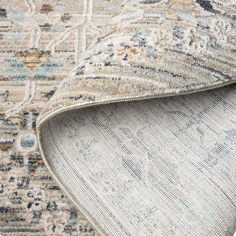 Aubre Contemporary Vintage-Charm Area Rug — Turkish Power-Loomed, Stain-Resistant — Allure Home Collections