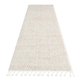 Addie Plush Soft Pile Area Rug — High-and-Low 20mm Sculpted Pile, Tassels — Allure Home Collections