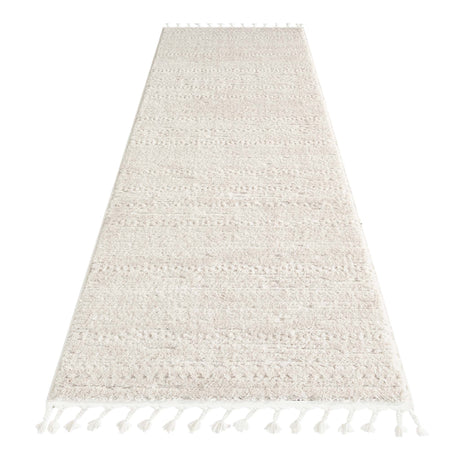 Addie Plush Soft Pile Area Rug — High-and-Low 20mm Sculpted Pile, Tassels — Allure Home Collections