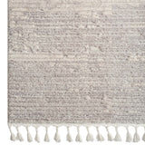 Addie Plush Area Rug — High-and-Low 20mm Sculpted Pile, Soft Tassels — Allure Home Collections