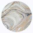 Avani Marble Rug — Polypropylene and Polyester, Contemporary Geometric Accent — Allure Home Collections