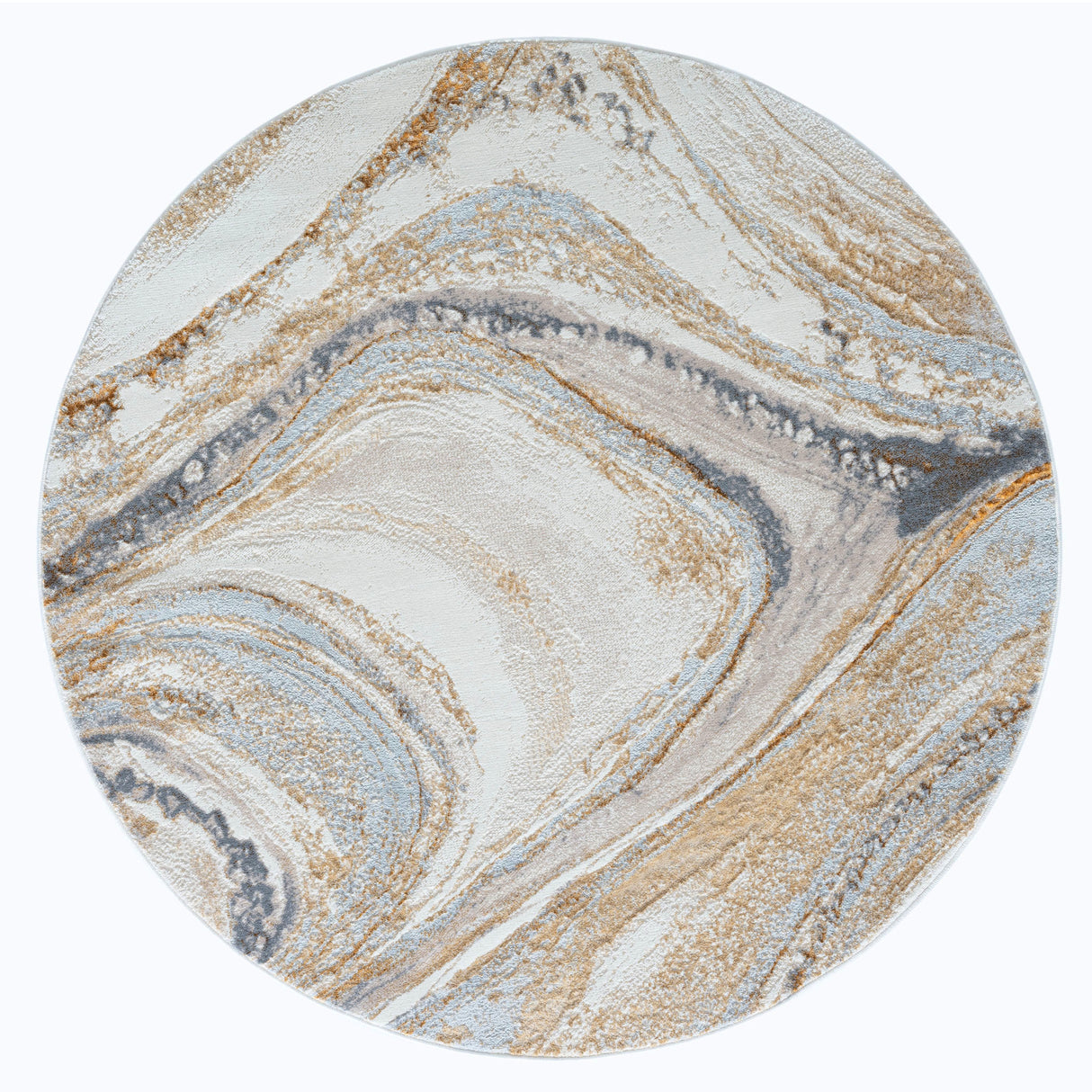 Avani Marble Rug — Polypropylene and Polyester, Contemporary Geometric Accent — Allure Home Collections