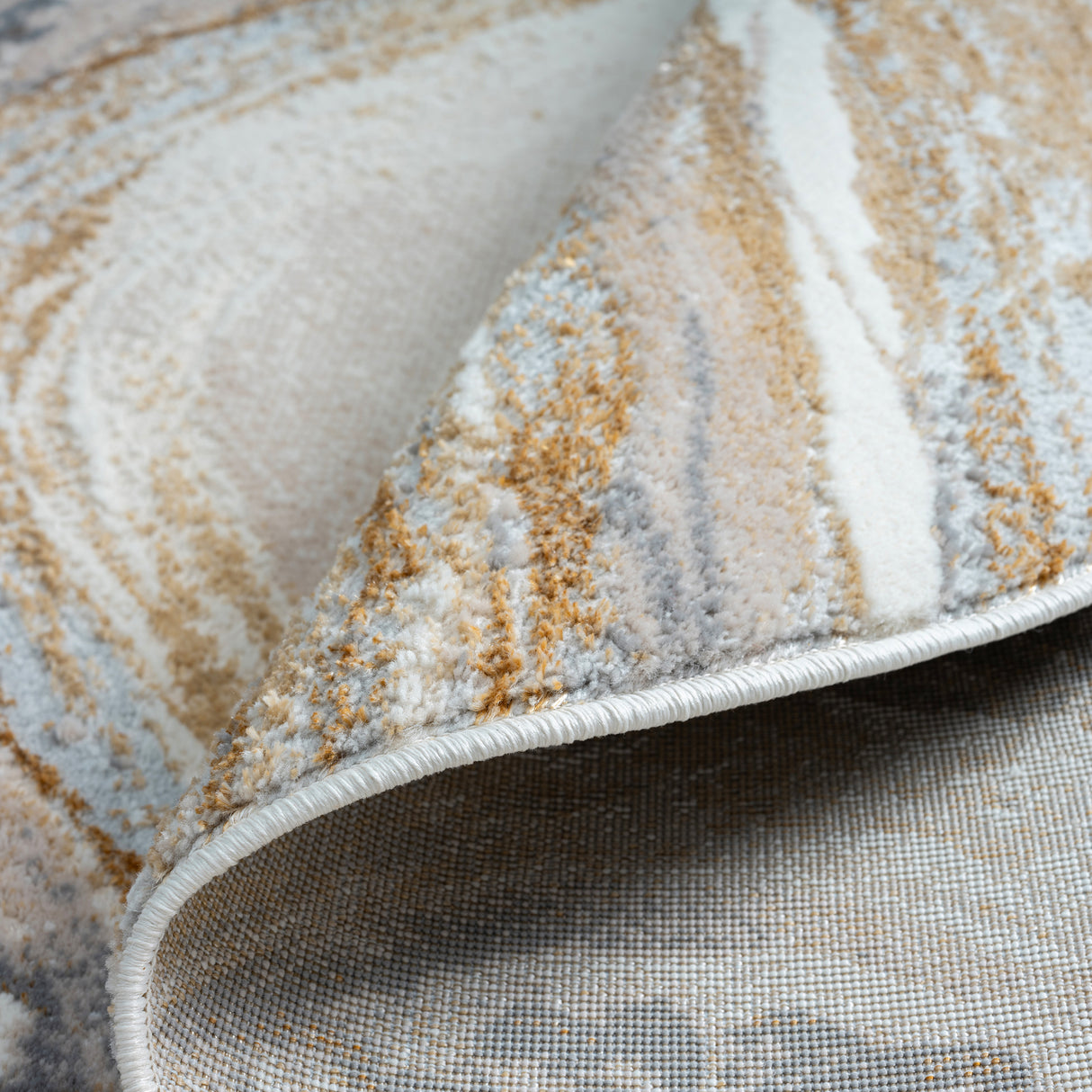 Avani Marble Rug — Polypropylene and Polyester, Contemporary Geometric Accent — Allure Home Collections