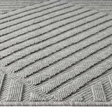 Havana Indoor Outdoor Rug — Polypropylene Trellis Pattern, High-Low Pile, Latex Backing — Allure Home Collections