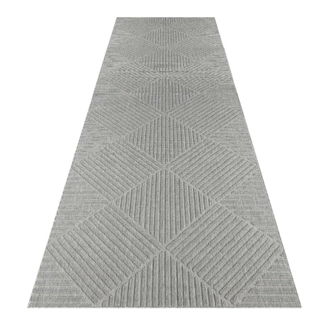 Havana Indoor Outdoor Rug — Polypropylene Trellis Pattern, High-Low Pile, Latex Backing — Allure Home Collections