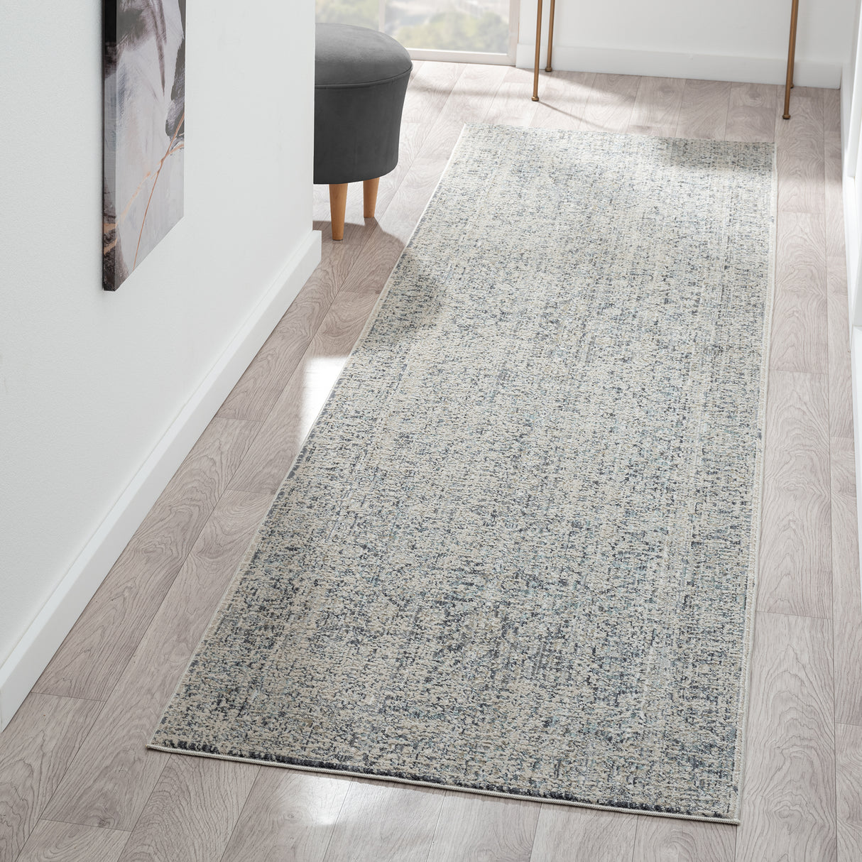 Aubre Modern Farmhouse Runner — Turkish Power-Loomed, Stain-Resistant — Allure Home Collections