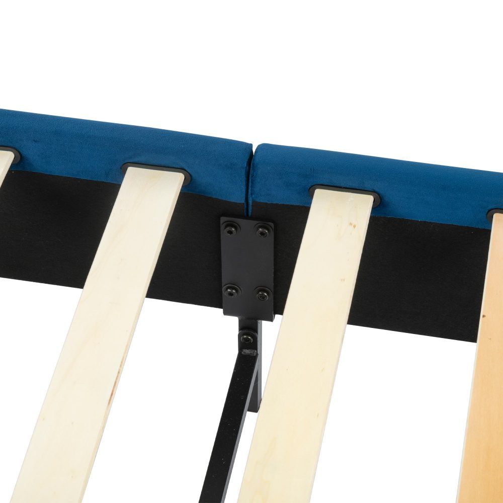 Tuscania Queen Bed Frame, Blue