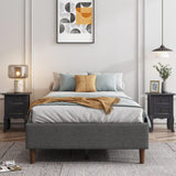 Tuscania Queen Bed Frame, Dark Grey