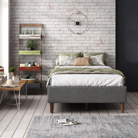 Tuscania Queen Bed Frame, Dark Grey