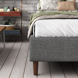 Tuscania Queen Bed Frame, Dark Grey