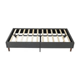 Tuscania Queen Bed Frame, Dark Grey