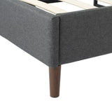 Tuscania Queen Bed Frame, Dark Grey