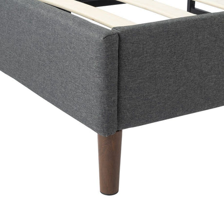 Tuscania Queen Bed Frame, Dark Grey