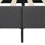 Tuscania Queen Bed Frame, Dark Grey