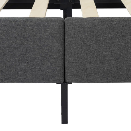 Tuscania Queen Bed Frame, Dark Grey