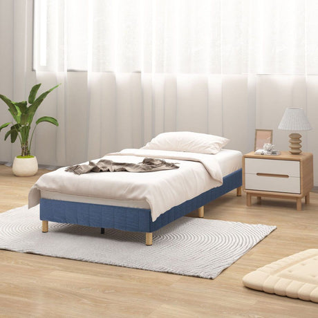 Vetralla King Bed Frame, Blue