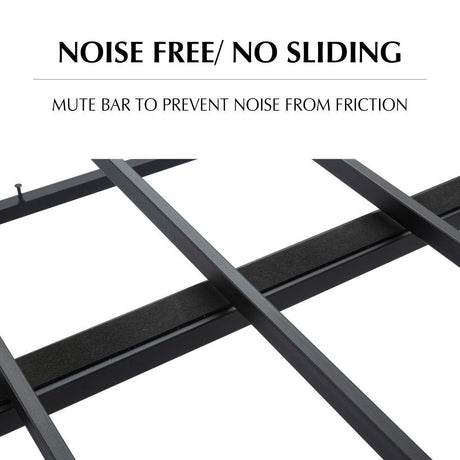 Vetralla Double Bed Frame, Dark Grey