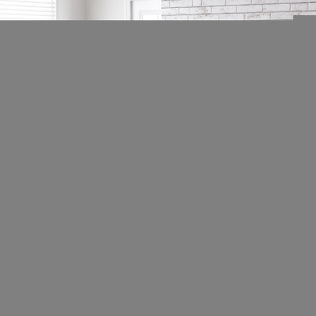 Dark grey metal bed frame side profile — Allure Home Collections