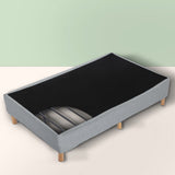 Vetralla Double Bed Frame, Light Grey