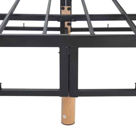 Vetralla Double Bed Frame, Light Grey