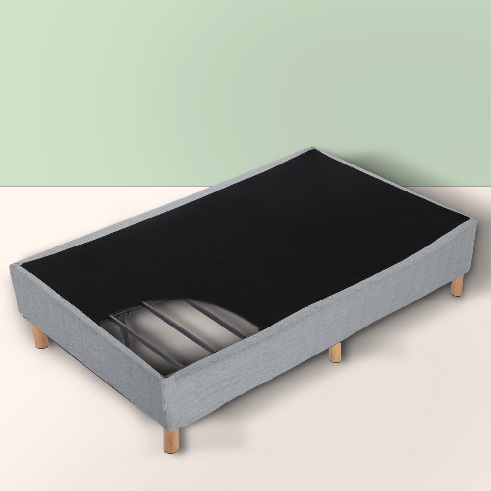 Vetralla King Bed Frame, Light Grey