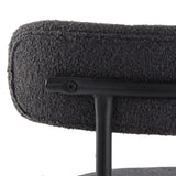 Lobethal Boucle Dining Chair, Charcoal 2pcs