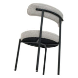 Lobethal Boucle Dining Chair, White Quartz 2pcs