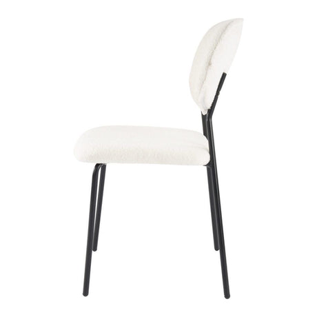 Stockwell Dining Chair, White 2pcs