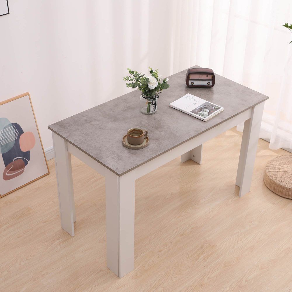 Mount Torrens 5 Piece Dining Set, Grey and Green Velvet