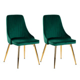 Mount Torrens 5 Piece Dining Set, Grey and Green Velvet