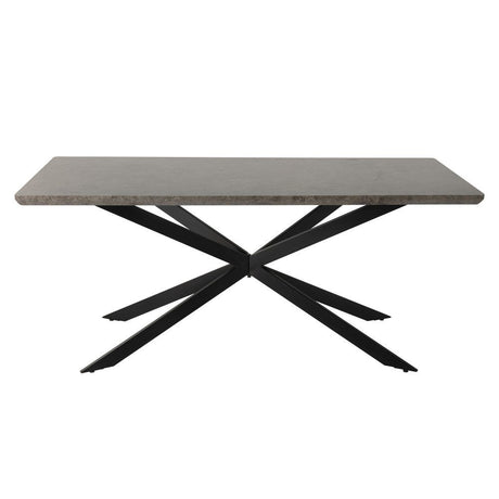Kersbrook 7 Piece Dining Set, Dark Grey Marble and Green Velvet
