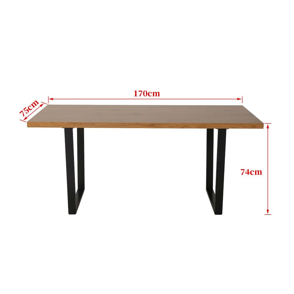 Saddleworth rectangular dining table in natural