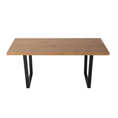 Cudlee Creek 7 Piece Dining Set, Natural Wood and Green Velvet