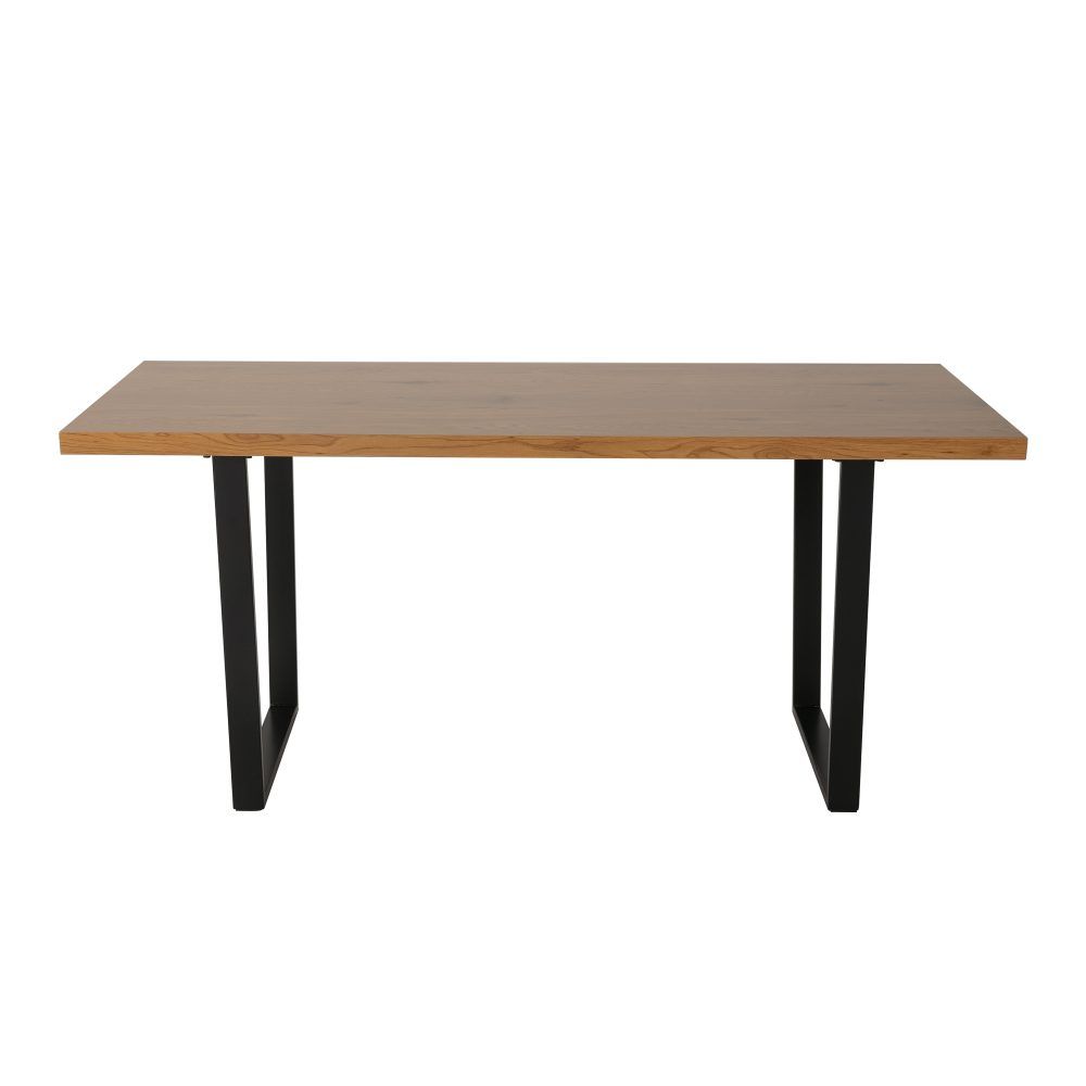 Cudlee Creek 7 Piece Dining Set, Natural Wood and Green Velvet