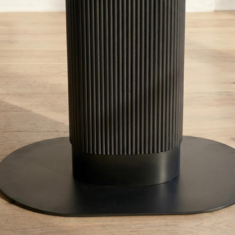 Armagh Oval Dining Table, Black
