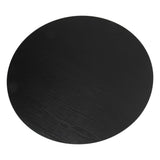 Leasingham Round Dining Table, Black 110cm